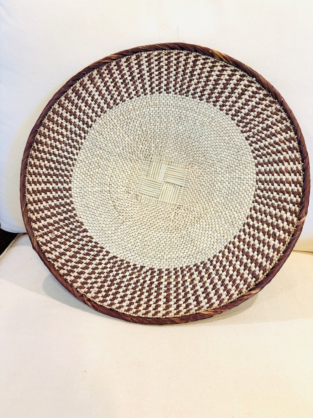 NEW Africa Woven Basket. Made by the Binga people of Zambia/Zimbabwe